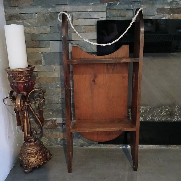 Vintage 24" Wooden Sleigh Sled Wall Hanging Holiday Christmas Decor Hand Painted - Picture 4 of 14